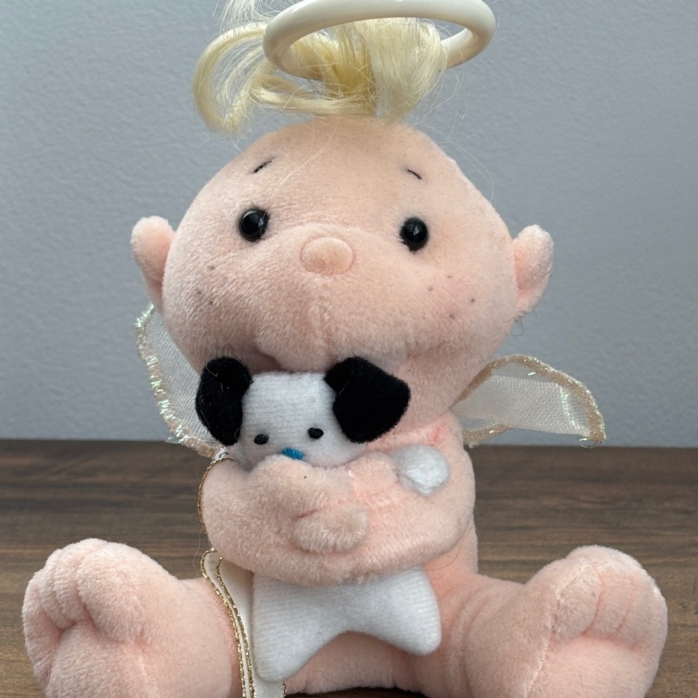 Always Angels by Terri Osbourne Forever Friends Plush holding dog